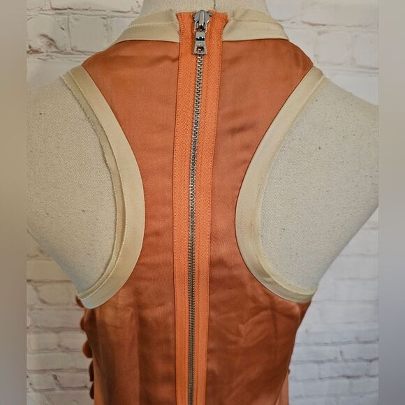 Ali Ro Laser-Cut Paillette Applique Racerback Dress | Pheasant | Size 0 | NWT - Picture 6 of 9